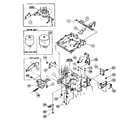 Sears 530500760 main chassis semi-assembly diagram