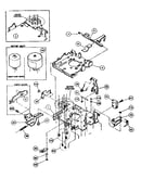 Main chassis semi-assembly