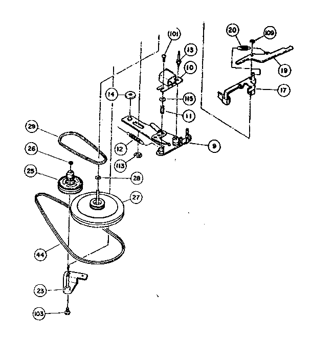 FLYWHEEL CAPSTAN ASSEMBLY