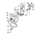Sears 530500760 flywheel capstan assembly diagram