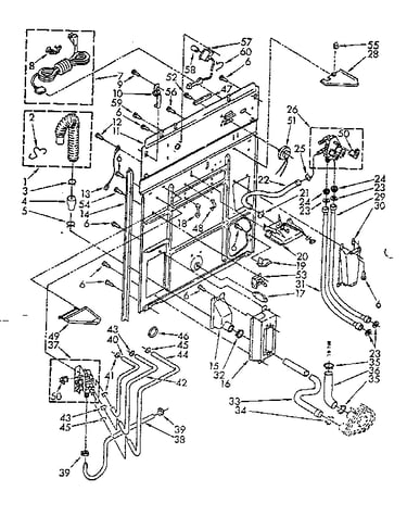 Rear panel parts