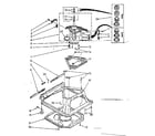 Kenmore 11082694800 machine base parts diagram