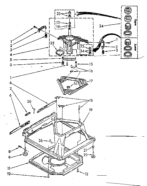 Machine base parts