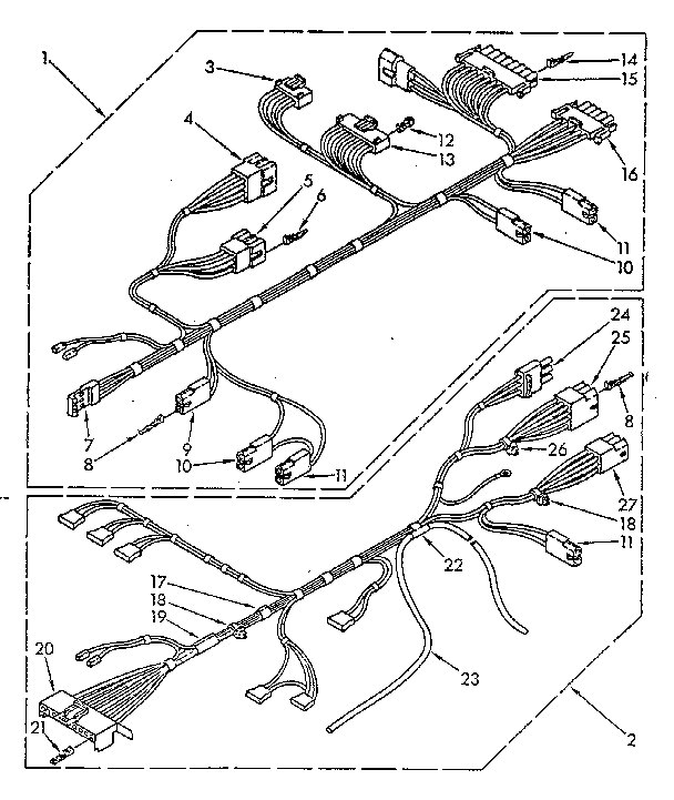 Wiring harness parts