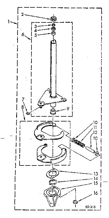 Brake and drive tube parts
