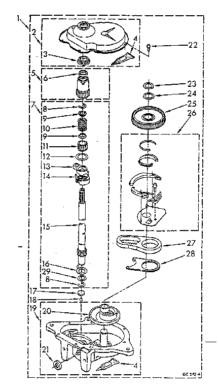 Gearcase parts