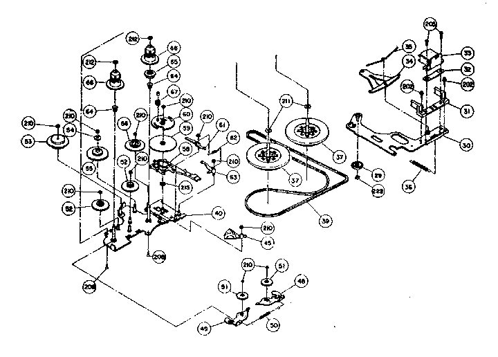 FLYWHEEL CAPSTAN ASSEMBLY