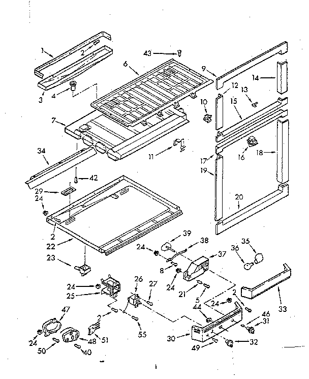 Breaker and partition parts