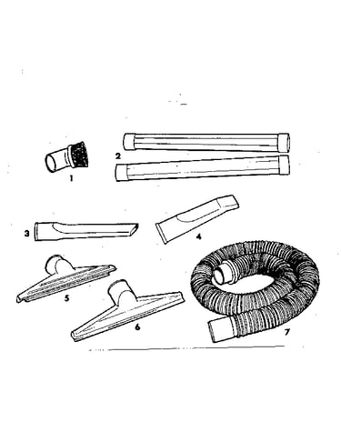 2-1/2" diameter plastic accessories