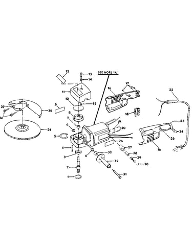 Gear and housing assembly