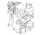 Kenmore 1068668197 cabinet parts diagram