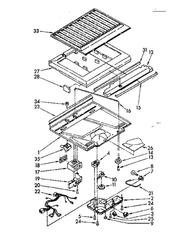 Compartment separator and control parts