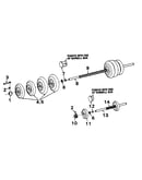 Barbell and dumbell set