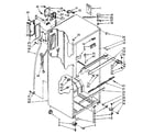 Kenmore 1068668815 cabinet parts diagram