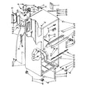 Kenmore 1068668815 cabinet parts diagram