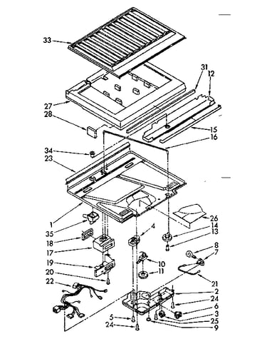 Compartment separator parts