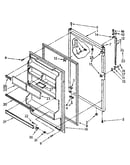 Refrigerator door parts