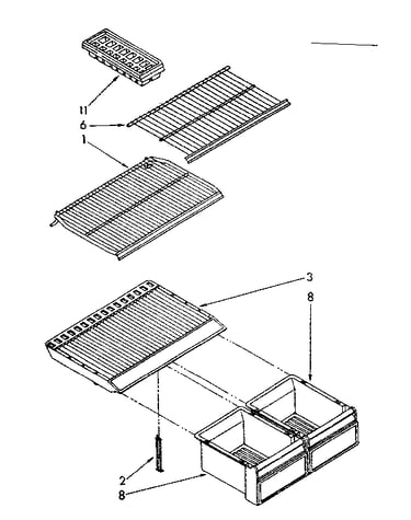 Shelf parts