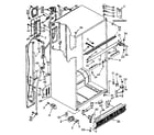 Kenmore 1068770312 cabinet parts diagram