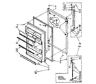 Kenmore 1068770372 refrigerator door diagram