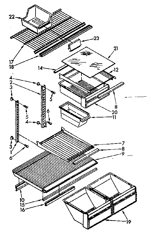 Shelf parts