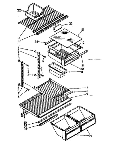 Shelf parts