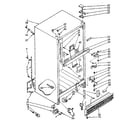 Kenmore 1068772681 cabinet parts diagram