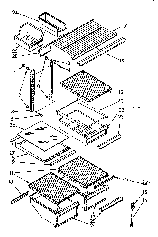 Shelf parts