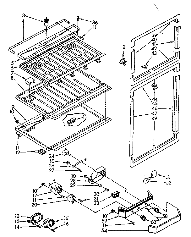 Breaker and partition parts