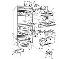 Kenmore 5648771980 cabinet (m) parts diagram