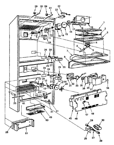 Cabinet (m) parts