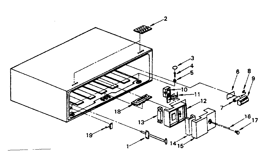 Cabinet (w) assy