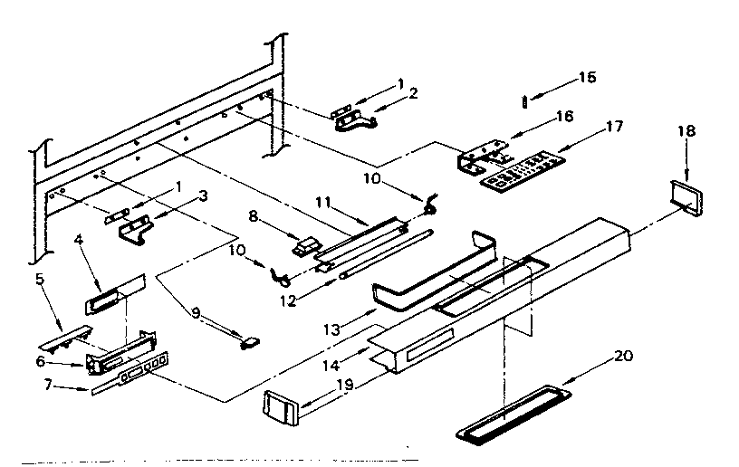 Control panel parts