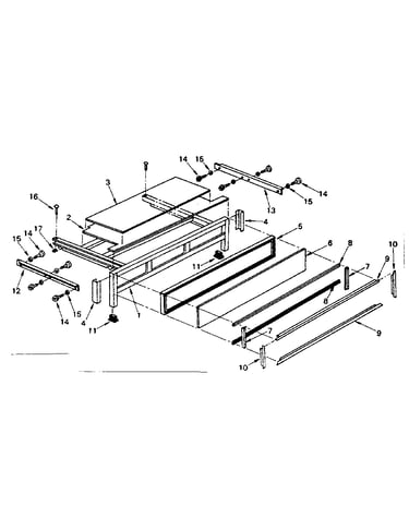 Step stool parts