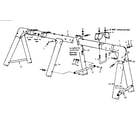 Sears 70172093-0 a-frame assembly diagram