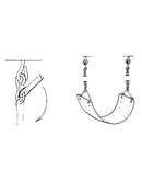 Trapeze bar and swing assembly