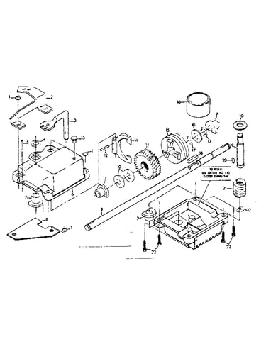 Gear case assembly