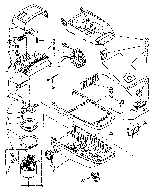 Vacuum cleaner parts