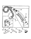 Hose and attachment parts