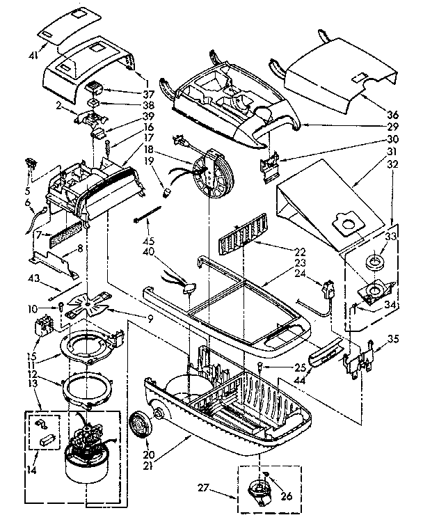 Vacuum cleaner parts