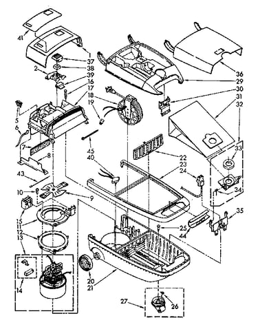 Vacuum cleaner parts