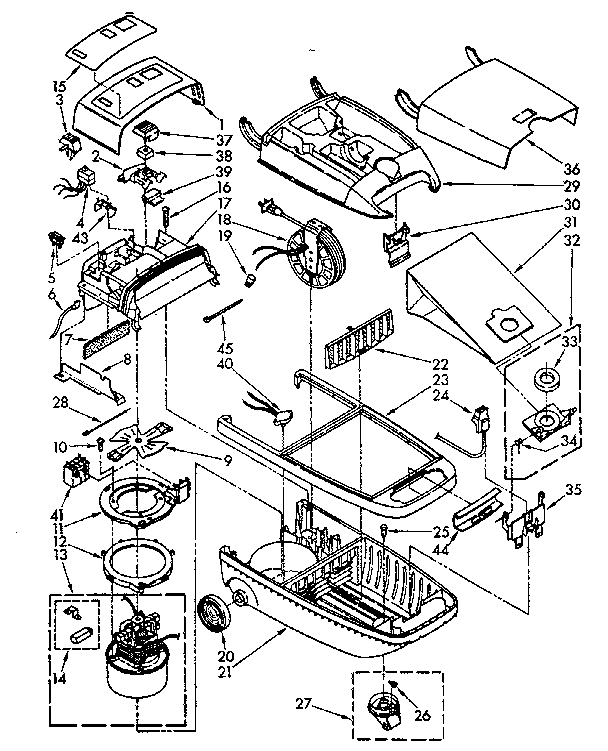 Vacuum cleaner parts