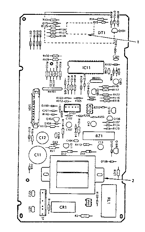 POWER AND CONTROL CIRCUIT BOARD 14461