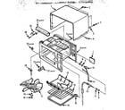Kenmore 5668824680 cabinet parts diagram