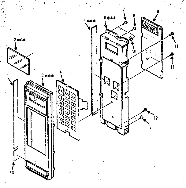 Control panel parts