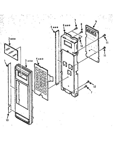 Control panel parts