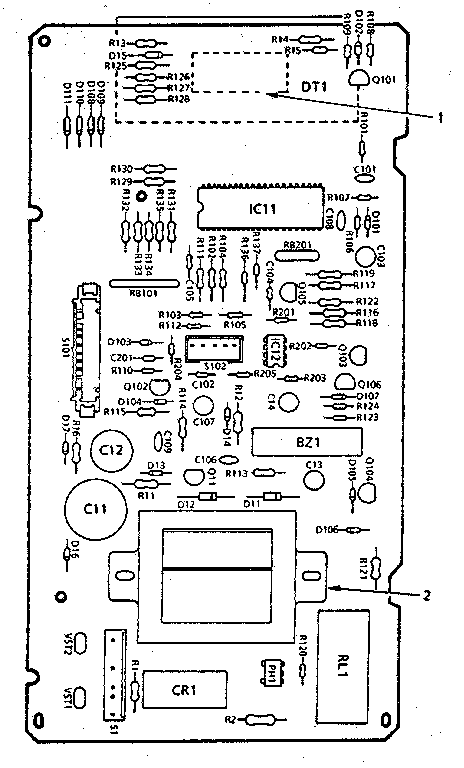 POWER AND CONTROL CIRCUIT BOARD