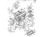 Kenmore 9114698612 oven body section diagram
