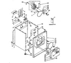 Kenmore 11086810100 cabinet parts diagram