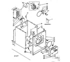 Kenmore 11086820100 cabinet parts diagram
